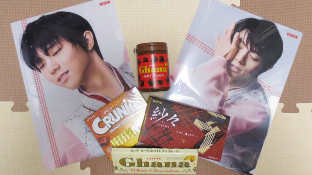 チョコとクリアファイル